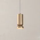 Pendellampe i pulverlakeret aluminium og justerbart kabel - Buxus Viadurini