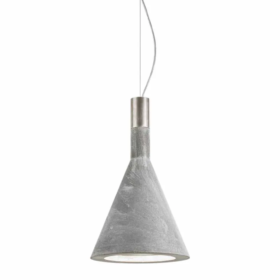 Lampe cement suspension Tragt Aldo Bernardi Viadurini