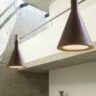 Lampe cement suspension Tragt Aldo Bernardi Viadurini