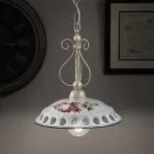 Håndlavet keramisk hængelampe med Passanastri - Napoli Viadurini