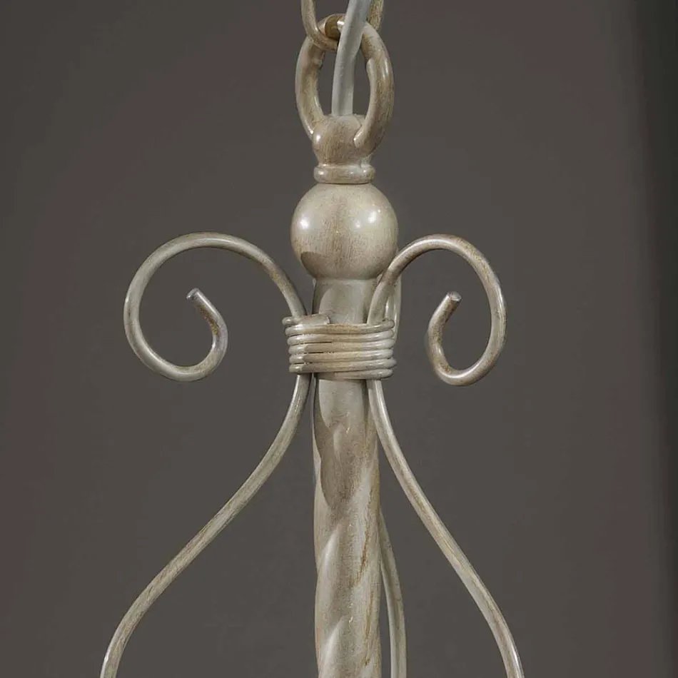 Håndlavet keramisk hængelampe med Passanastri - Napoli Viadurini