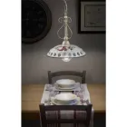 Håndlavet keramisk hængelampe med Passanastri - Napoli Viadurini