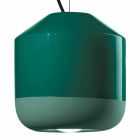 Suspension lampe i farvet keramik fremstillet i Italien - Ferroluce Bellota Viadurini