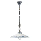 Håndlavet keramik og vintage jern pendel - Asti Viadurini