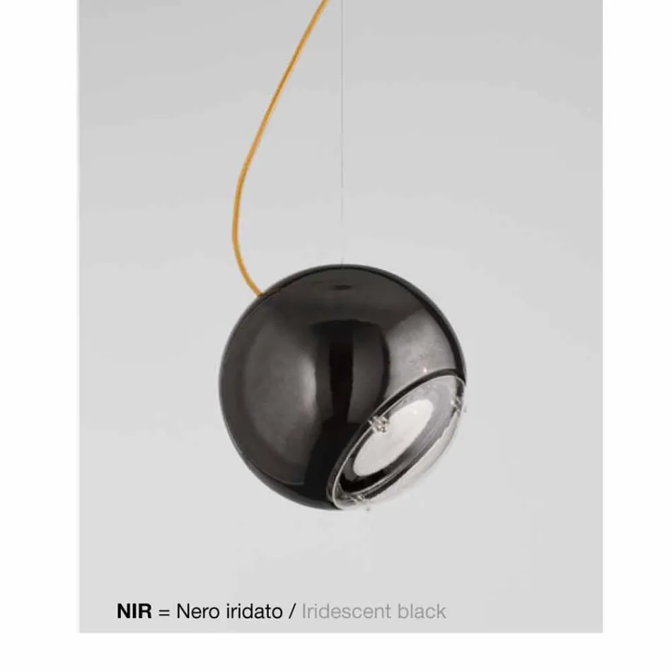 Lampe keramisk suspension kloden Aldo Bernardi Viadurini
