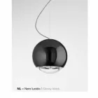 Lampe keramisk suspension kloden Aldo Bernardi Viadurini