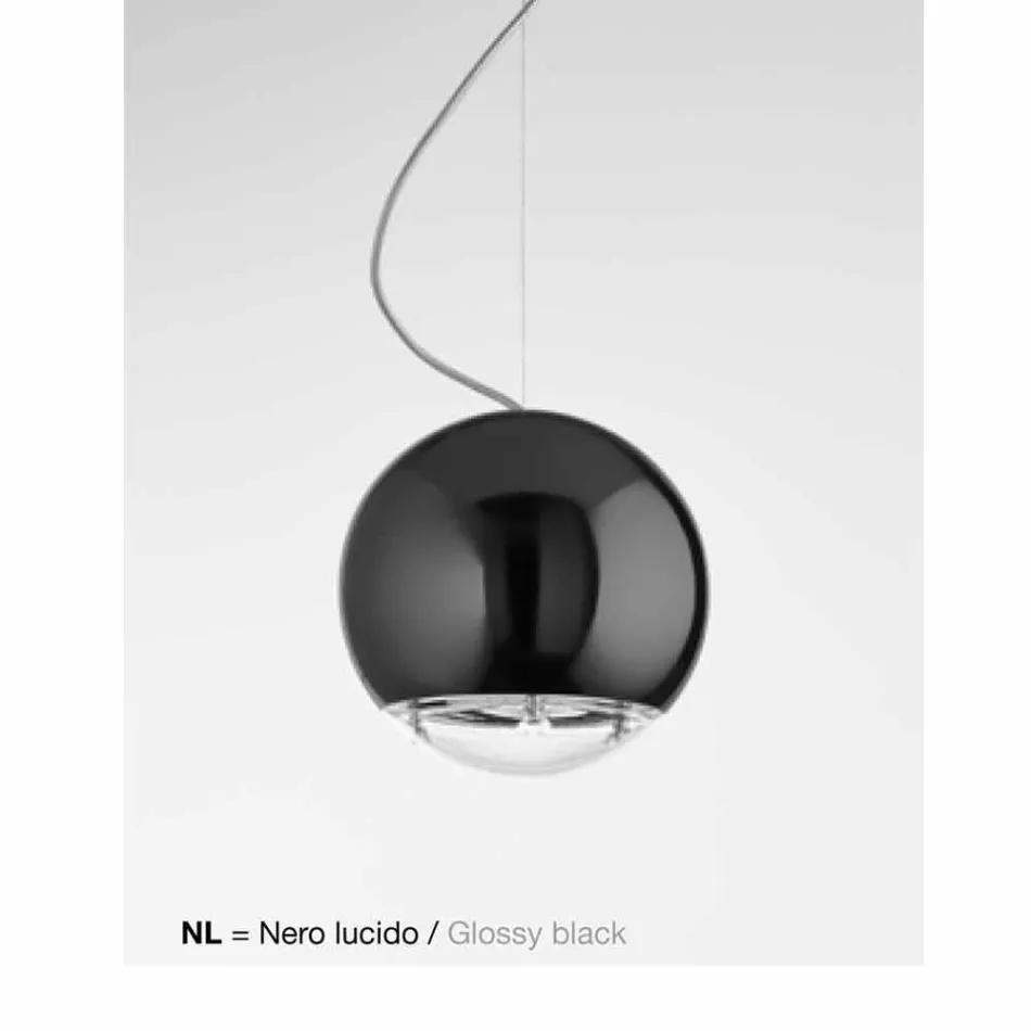 Lampe keramisk suspension kloden Aldo Bernardi Viadurini