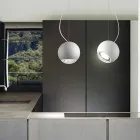 Lampe keramisk suspension kloden Aldo Bernardi Viadurini