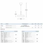 Suspensionen lampe keramisk glasur 4 af Aldo Bernardi Viadurini