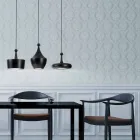 Suspensionen lampe keramisk glasur 4 af Aldo Bernardi Viadurini