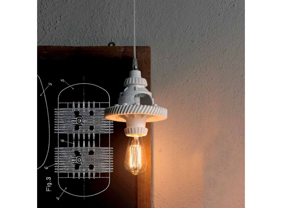 Ophængslampe i keramik i 3 finish af moderne design - futurisme Viadurini