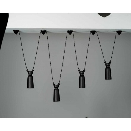 Keramisk pendant lampe til Battersea - Toscot komposition Viadurini