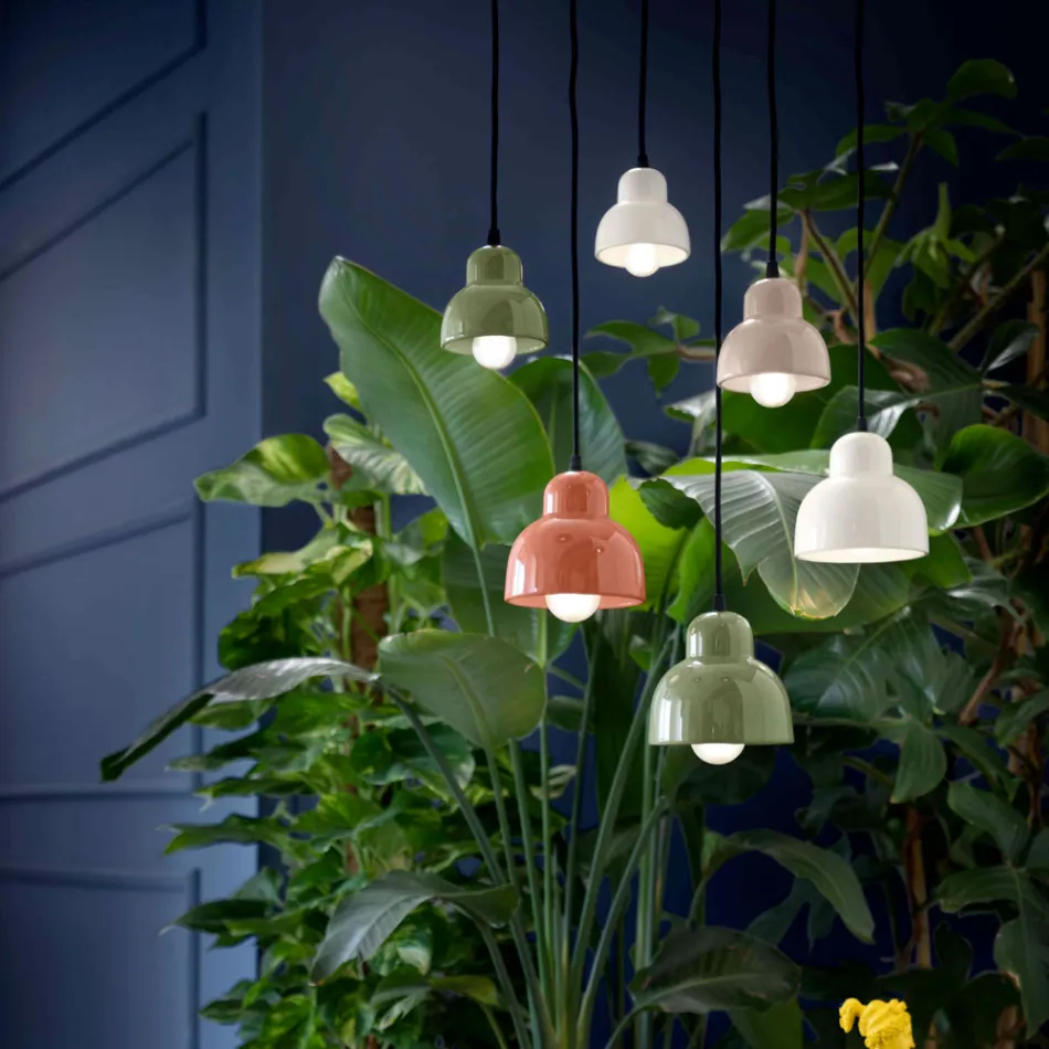 Pendellampe i forskellige finish og størrelser Fremstillet i Italien - Berimbau Viadurini