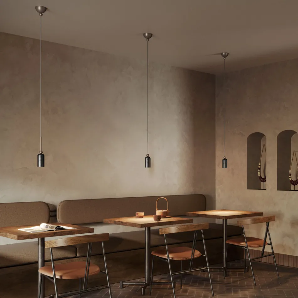 Pendellampe i forskellige overflader Made in Italy - Dame Viadurini