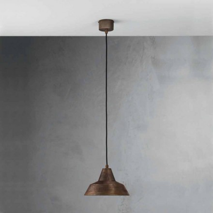 Lampe antik jern suspension klokke Virginia Il Fanale Viadurini
