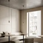 Pendel i jern og glas Made in Italy - Overskyet Viadurini