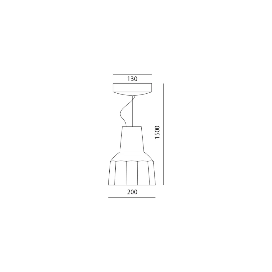 Ophængslampe i toscansk Majolica håndlavet i Italien - Toscot Rossi Viadurini