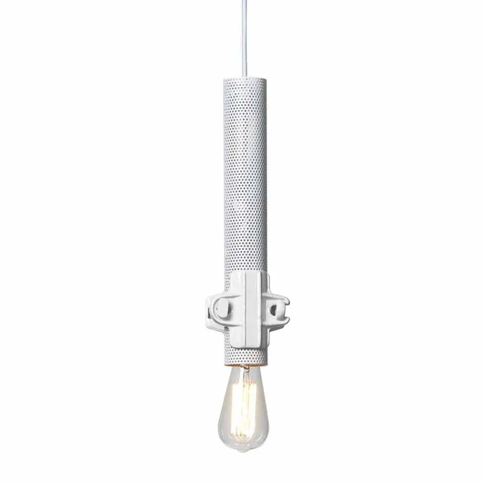 Ophængslampe i hvid, antracit eller guldmetal 2 størrelser - Meccasmo Viadurini