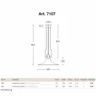Lampe Brass Mill suspension og kobber med krog Viadurini