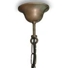 Elfico messing, opalglas og IP44 pendellampe Viadurini