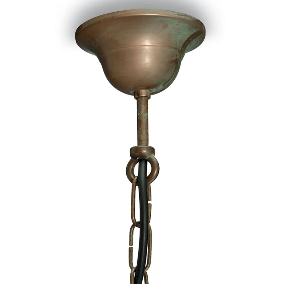 Elfico messing, opalglas og IP44 pendellampe Viadurini