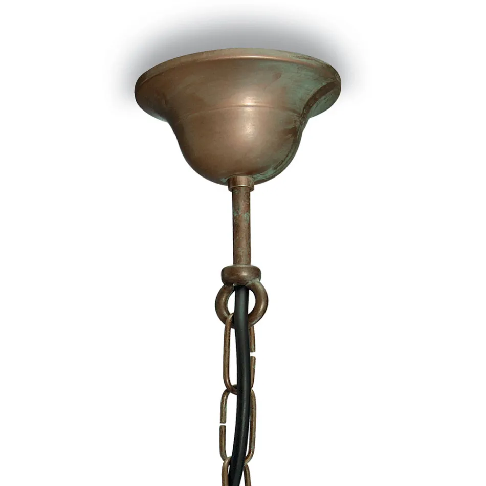 Elfico messing, klart glas og IP44 pendellampe Viadurini