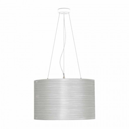 Lampe hvid polypropylen suspension diameter 60 cm Debby Viadurini