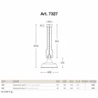 Kobber pendel og antik messing støberi Viadurini