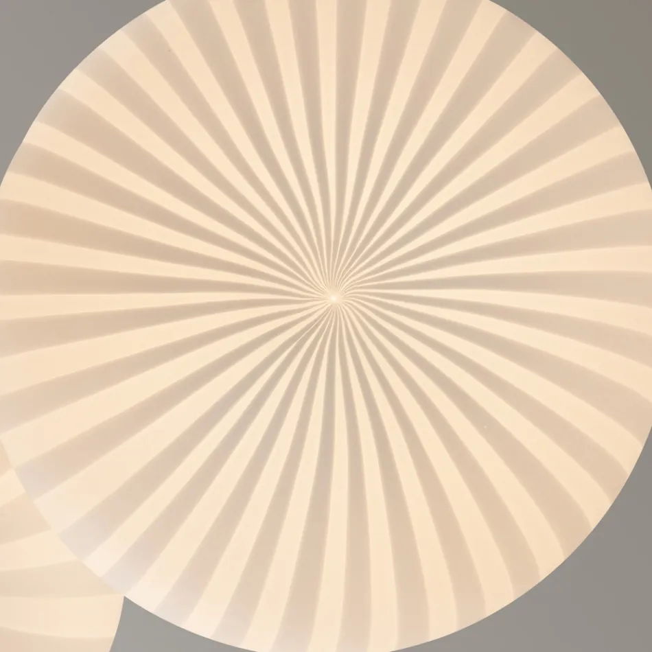 Ophængslampe i hvidt glas i filigran design spids - campingvogn Viadurini