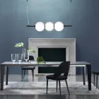 Håndblæst Venedig Glas Pendel 95 cm - Jupiter Viadurini