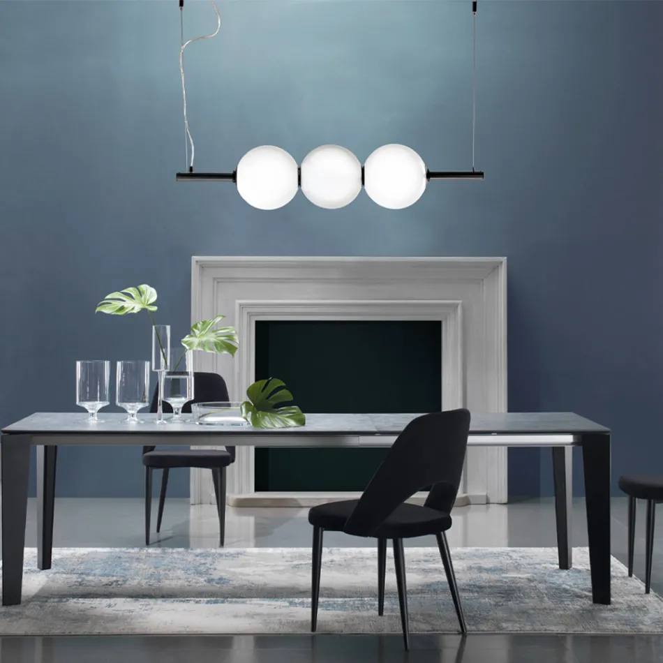 Håndblæst Venedig Glas Pendel 95 cm - Jupiter Viadurini