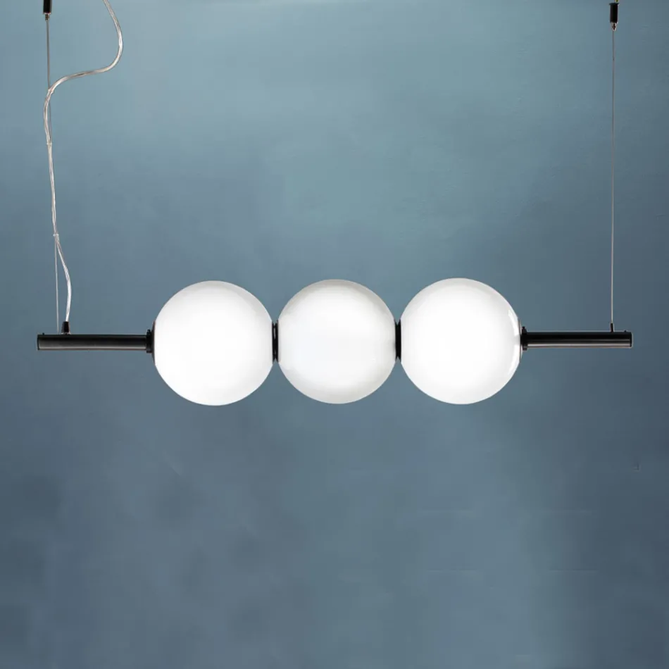 Håndblæst Venedig Glas Pendel 95 cm - Jupiter Viadurini