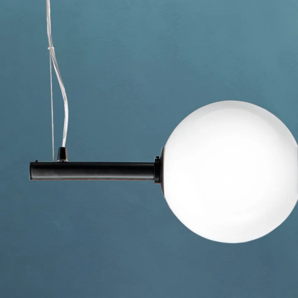 Håndblæst Venedig Glas Pendel 95 cm - Jupiter Viadurini