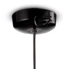 Pendel i glas i 2 forskellige overflader lavet i Italien - Afoxe Viadurini