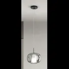 Dobbelt lag blæst glas pendel lavet i Italien - Trilly  Viadurini