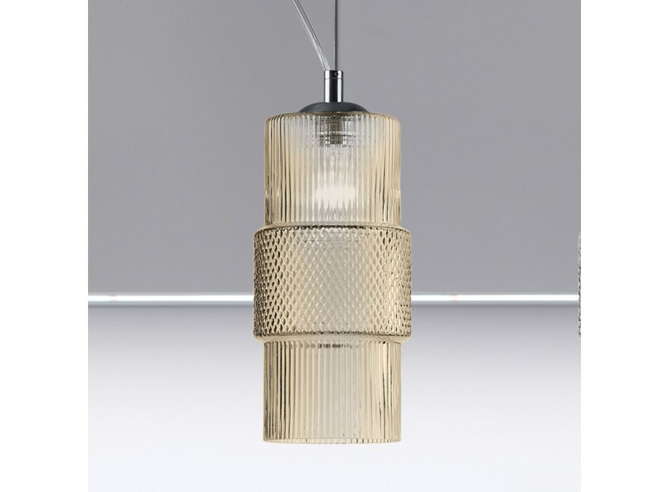 Ophængslampe i håndblæst glas i Venedig 15 cm - Satomi Viadurini