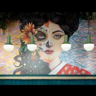 Pendel i malet glas Made in Italy - Selaron Viadurini