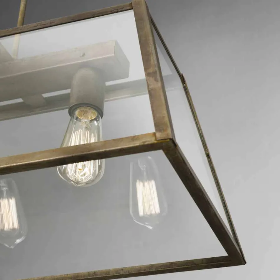 Industriel pendel 3 London lyser Il Fanale Viadurini