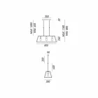 Industriel pendel 3 London lyser Il Fanale Viadurini