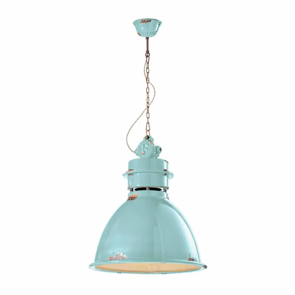 Lamp Industrial suspension håndlavede design Katie Viadurini