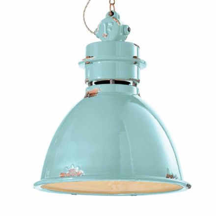 Lamp Industrial suspension håndlavede design Katie Viadurini