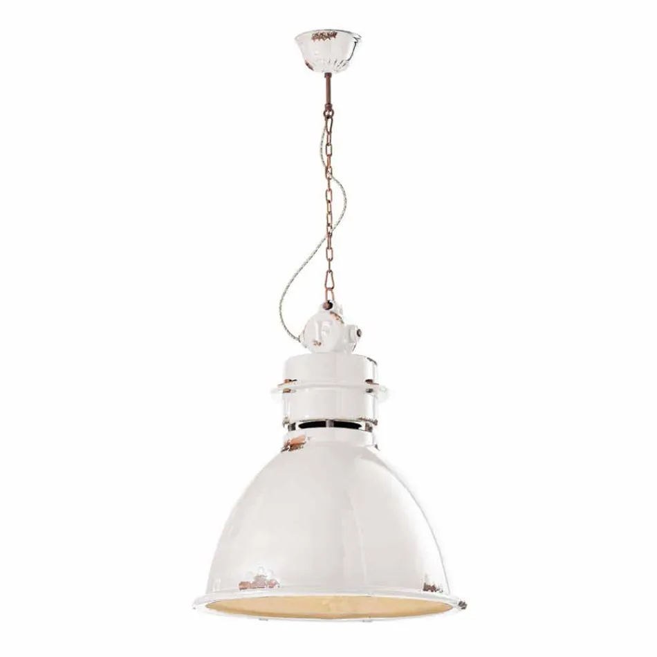 Lamp Industrial suspension håndlavede design Katie Viadurini