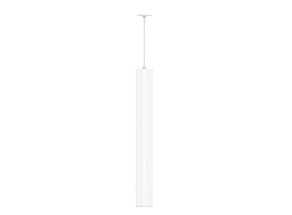 Led forsænket ophængslampe i hvid eller sort aluminium - Rebolla Viadurini
