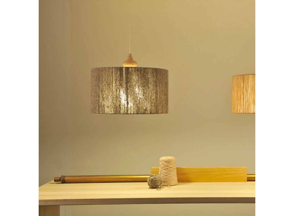 Moderne vedhængslampe med Bois træelement Viadurini
