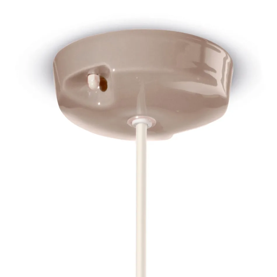 Moderne pendel i farvet keramik Made in Italy - Afoxe Viadurini