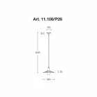 Moderne pendel, Civetta Aldo Bernardi online Viadurini