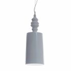 Hængelampeskærm i blank hvid keramisk design - Cadabra Viadurini