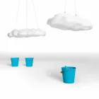 Plastic Cloud Design Outdoor Suspension Lamp - Nefos fra Myyour Viadurini