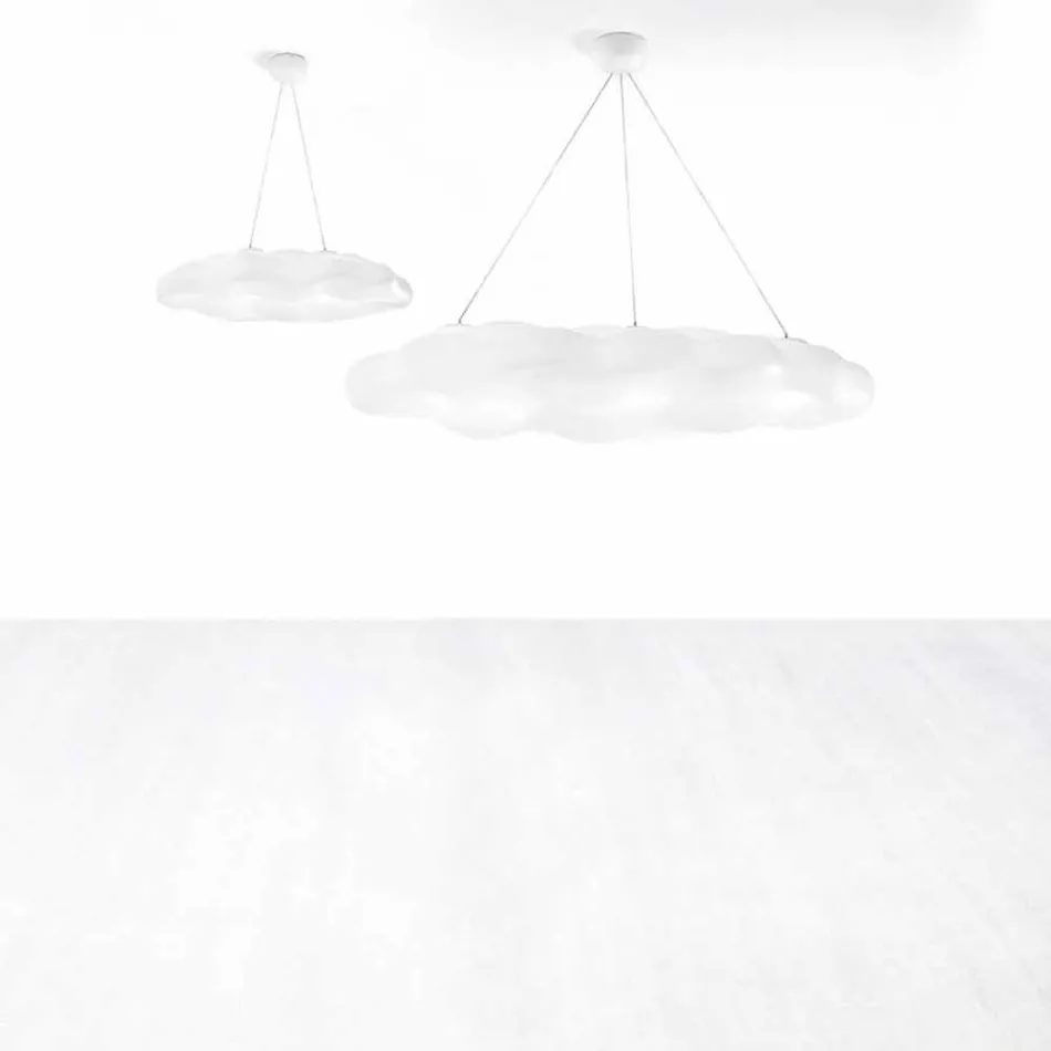 Plastic Cloud Design Outdoor Suspension Lamp - Nefos fra Myyour Viadurini