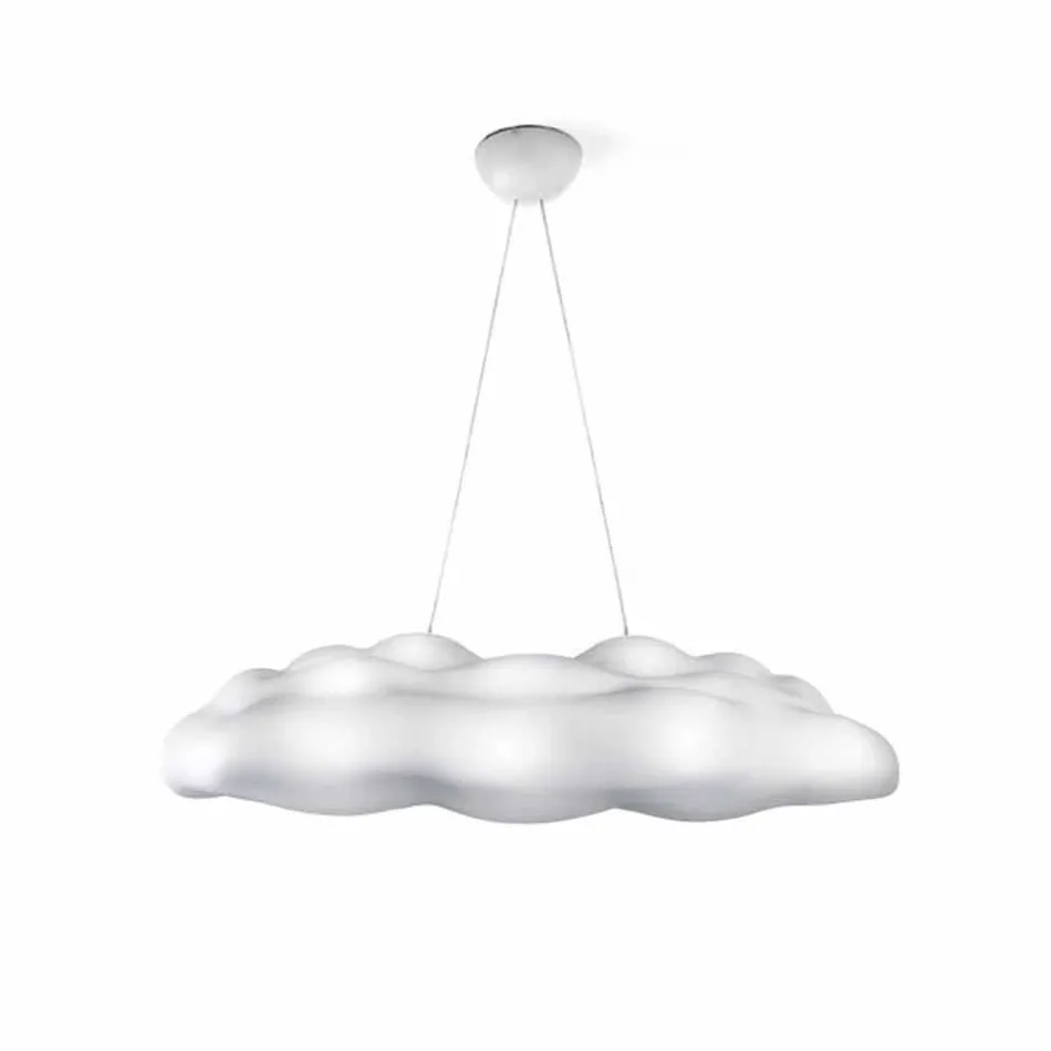 Plastic Cloud Design Outdoor Suspension Lamp - Nefos fra Myyour Viadurini